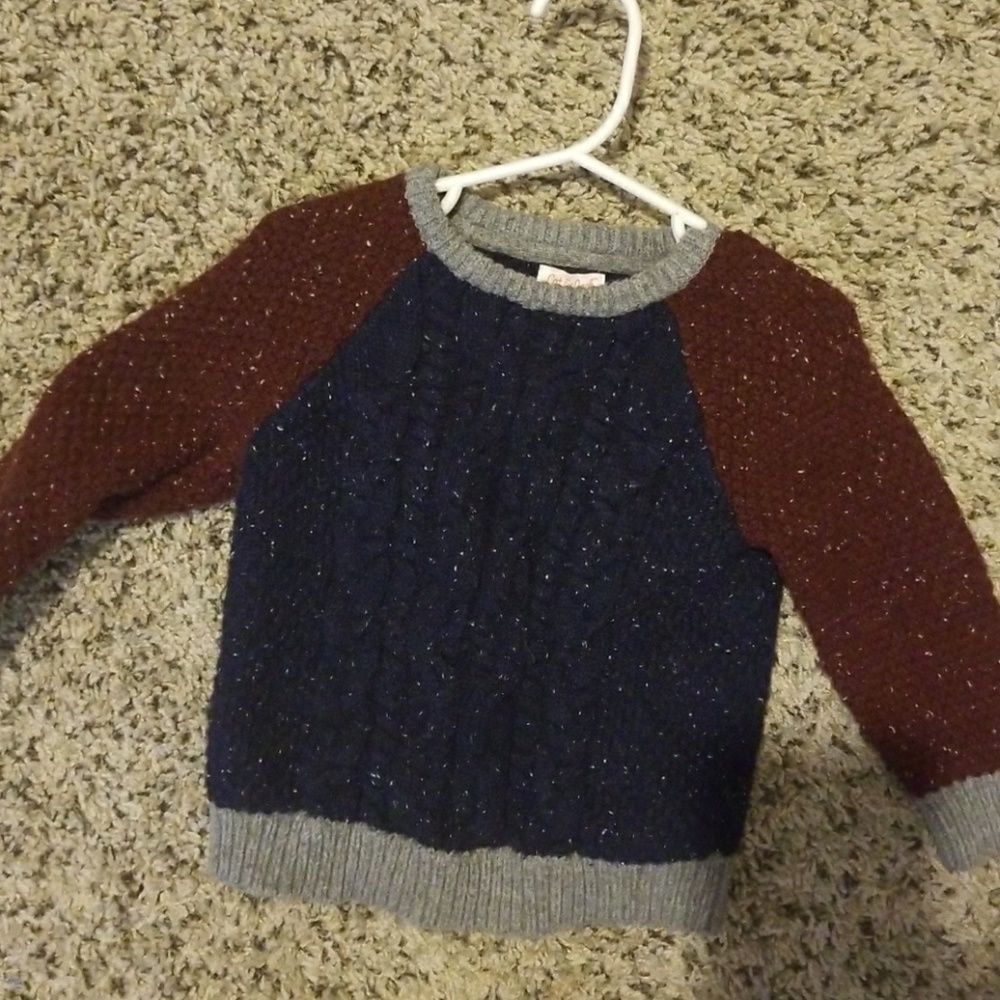 Cable knit sweater